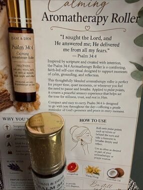 Dani & Dior Calming Aromatherapy psalm 34:4 - 🆕